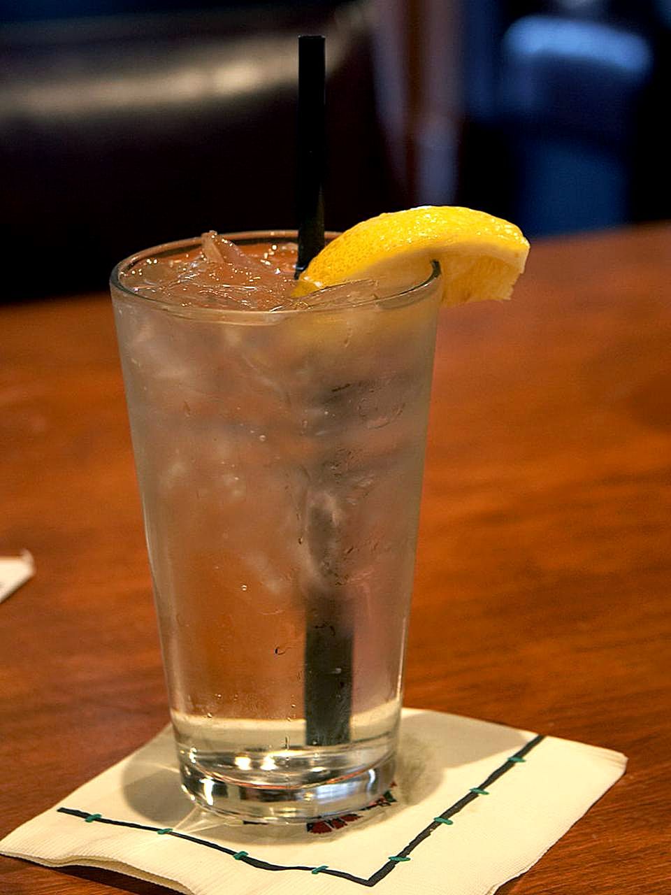 Glass of lemon water